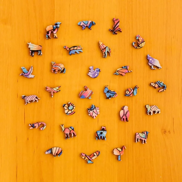 Puzzle de lemn - Lepuraș de Paște 4