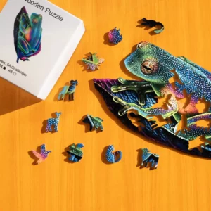 Broască – Puzzle de lemn 2