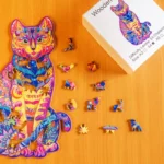 Pisică – Puzzle de lemn 4
