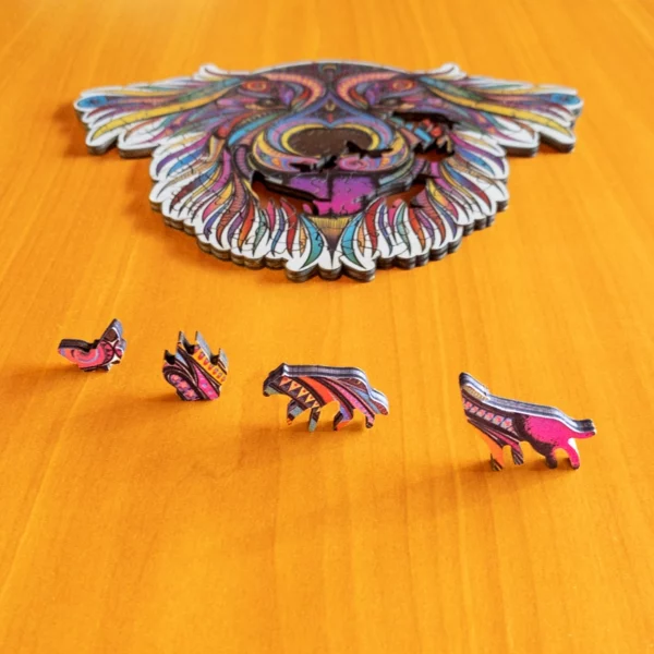 Puzzle de lemn - Câine 5