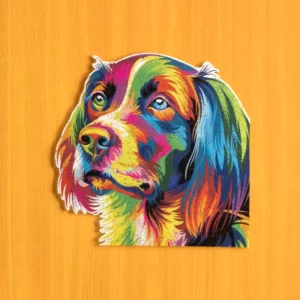 Puzzle de lemn - Colorat câine 2