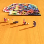 Puzzle de lemn - Colorat câine 6