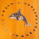 Puzzle de lemn - Delfin 3