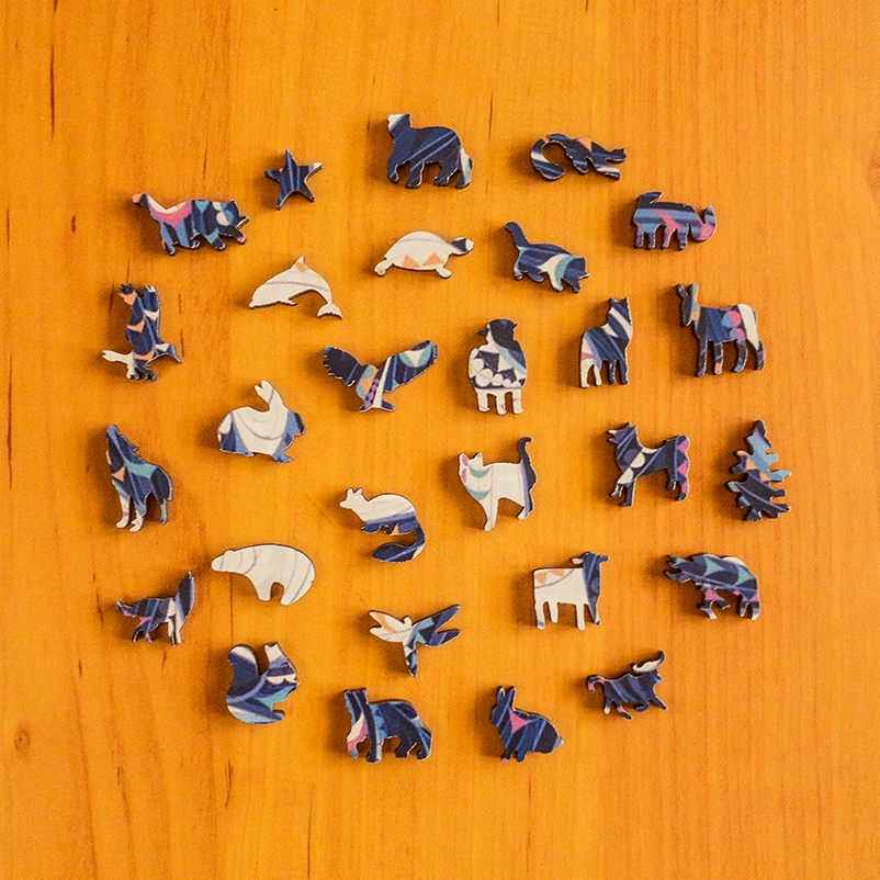 Puzzle de lemn - Delfin 4 Puzzle de lemn - Delfin 4