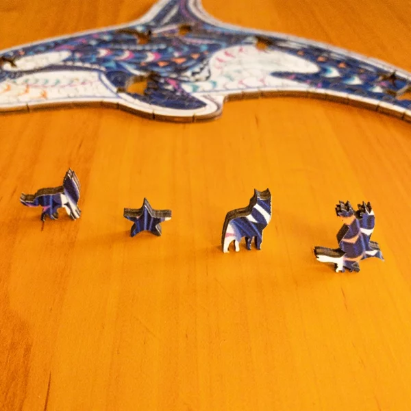 Puzzle de lemn - Delfin 6