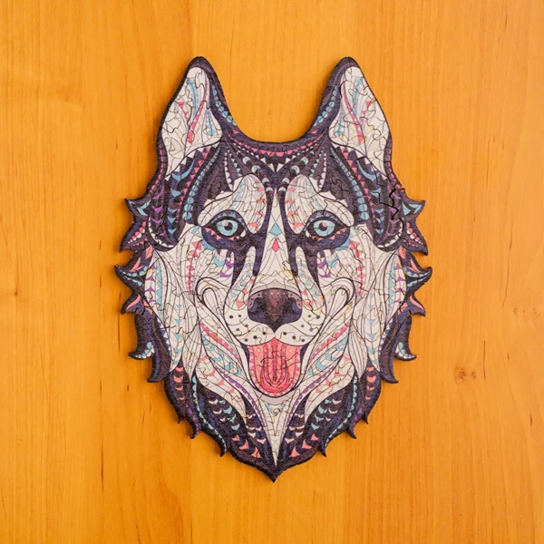 Puzzle de lemn - Husky 2
