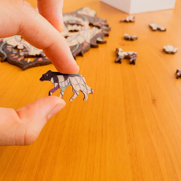 Puzzle de lemn - Husky 5