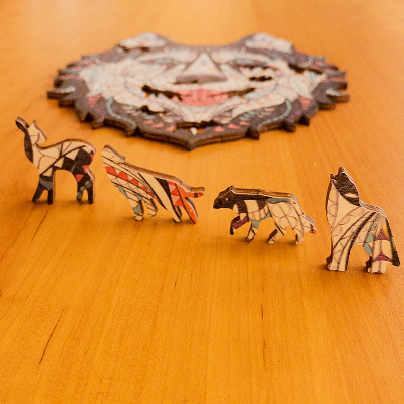 Puzzle de lemn - Husky 6 Puzzle de lemn - Husky 6