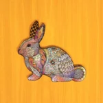 Puzzle de lemn - Iepuraș 2