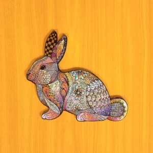 Puzzle de lemn - Iepuraș 2