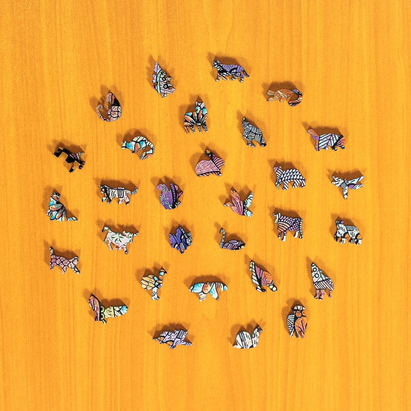 Puzzle de lemn - Iepuraș 4 Puzzle de lemn - Iepuraș 4