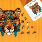 Puzzle de lemn - Panteră 1