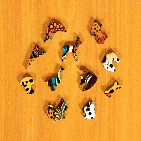 Puzzle de lemn - Panteră 3