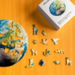 Puzzle de lemn - Planeta Pământ 1