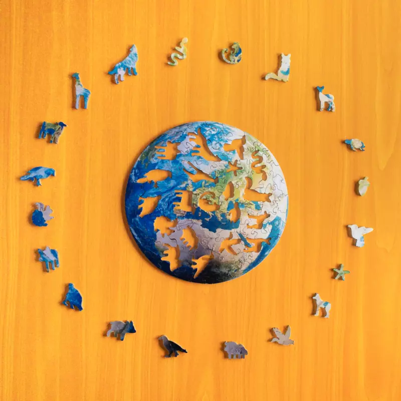 Puzzle de lemn - Planeta Pământ 3 Puzzle de lemn - Planeta Pământ 3