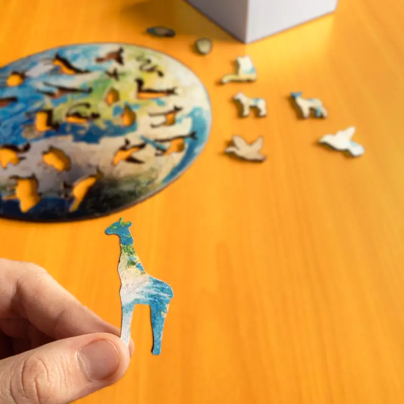 Puzzle de lemn - Planeta Pământ 5 Puzzle de lemn - Planeta Pământ 5
