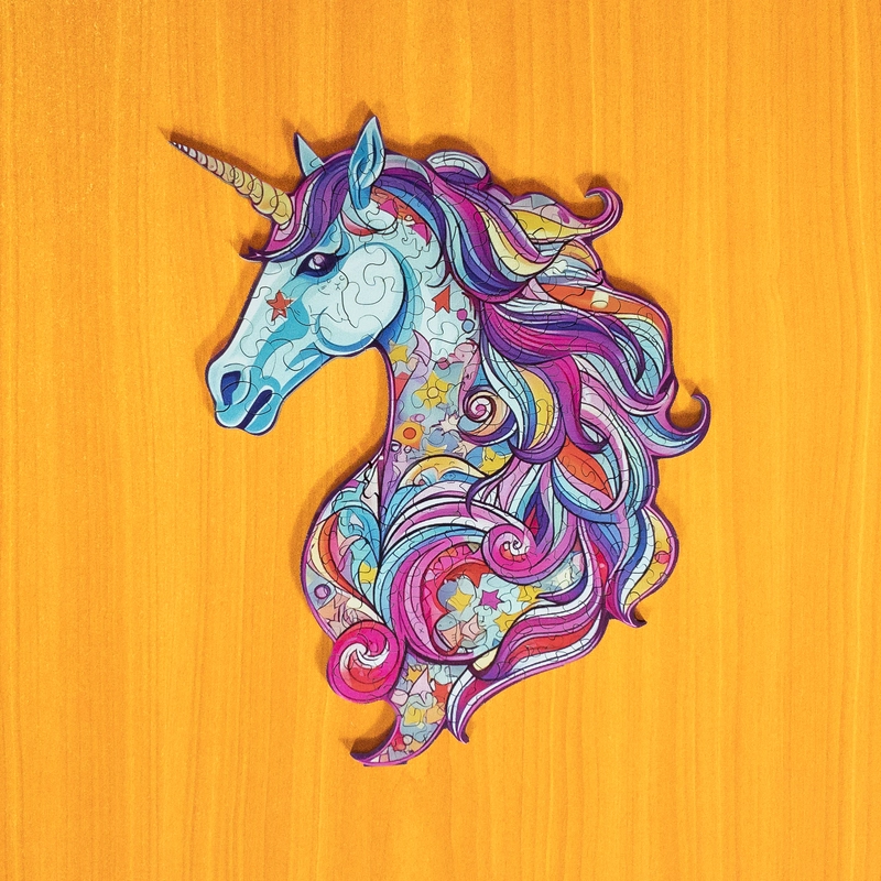 Puzzle de lemn - Unicorn 2 Puzzle de lemn - Unicorn 2