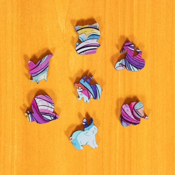 Puzzle de lemn - Unicorn 3