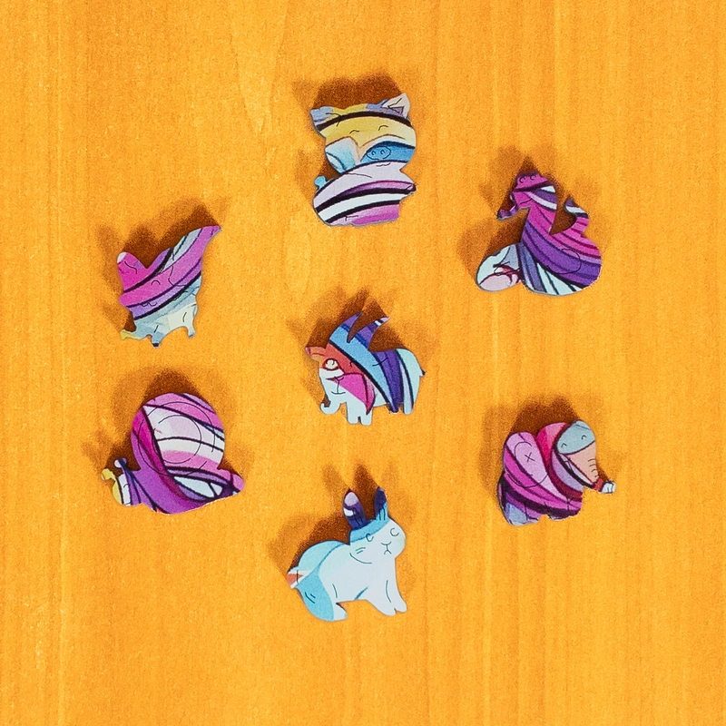 Puzzle de lemn - Unicorn 3 Puzzle de lemn - Unicorn 3