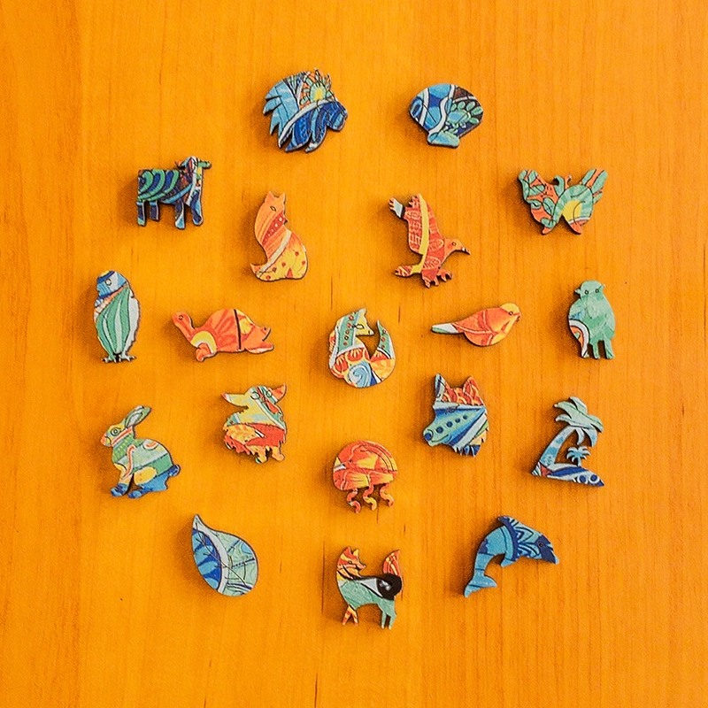 Puzzle de lemn - Vulpe 4 Puzzle de lemn - Vulpe 4