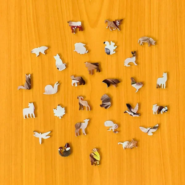 Câine drăguț - Puzzle din lemn 3