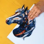 Cal la răsărit - Puzzle din lemn 5