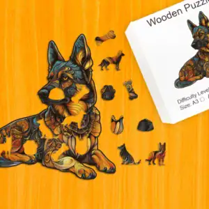 Ciobănesc german legendar - Puzzle din lemn 1