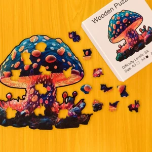 Ciupercă fermecată - Puzzle din lemn 1