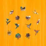 Colibri în timpul înfloririi - Puzzle din lemn 3
