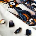 Familie de pinguini care se îmbrățișează - Puzzle din lemn 6