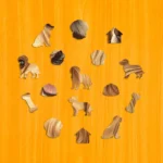 Golden retriever prietenos - Puzzle din lemn 3