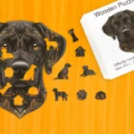 Labrador loial - Puzzle din lemn 1