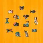Pisică multicoloră - Puzzle din lemn 3