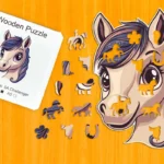 Ponei magic - Puzzle din lemn 1