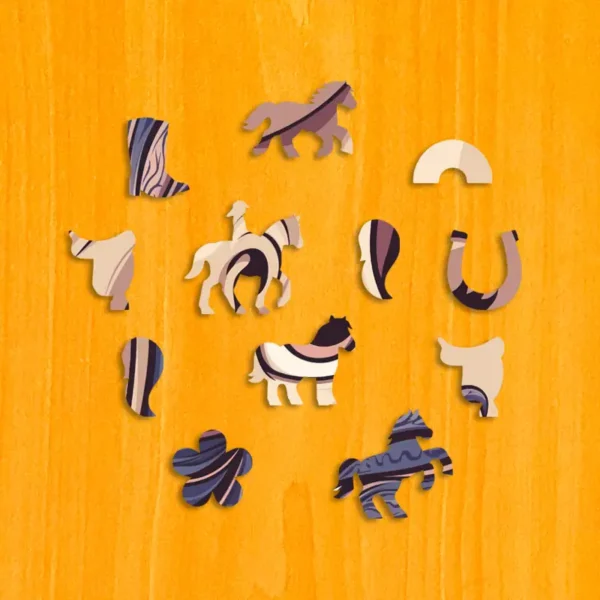 Ponei magic - Puzzle din lemn 3