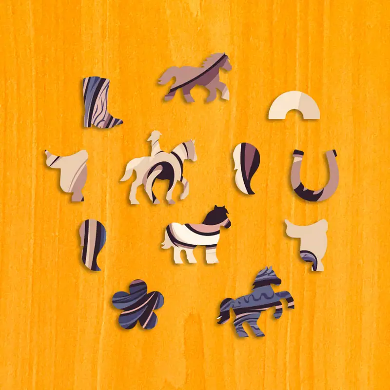 Ponei magic - Puzzle din lemn 3 Ponei magic - Puzzle din lemn 3
