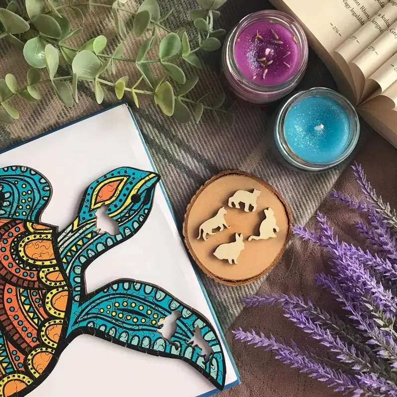 Puzzle de lemn - Broască țestoasă 7 Puzzle de lemn - Broască țestoasă 7