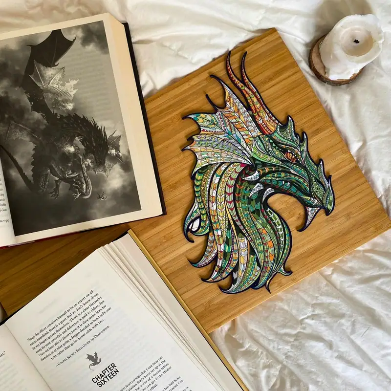 Puzzle de lemn - Dragon 6 Puzzle de lemn - Dragon 6