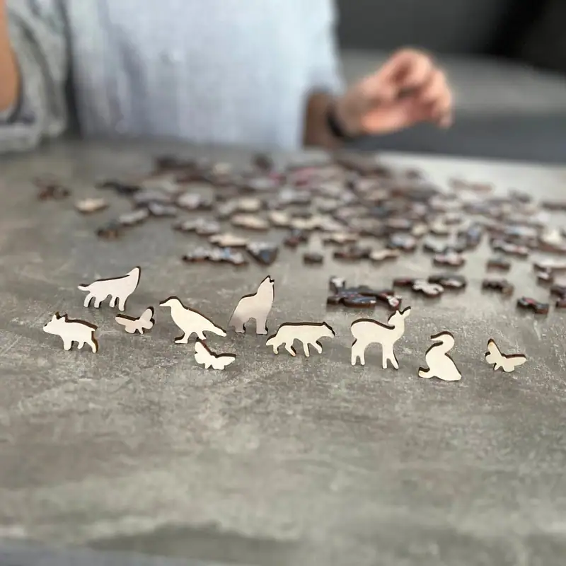 Puzzle de lemn - Husky 8 Puzzle de lemn - Husky 8