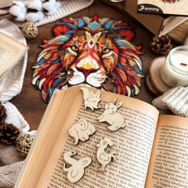 Puzzle de lemn - Leu exotic 5