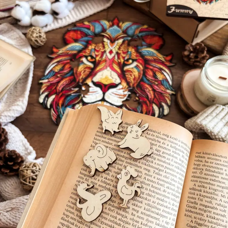 Puzzle de lemn - Leu exotic 5 Puzzle de lemn - Leu exotic 5