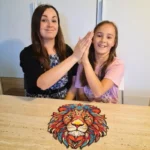 Puzzle de lemn - Leu exotic 6