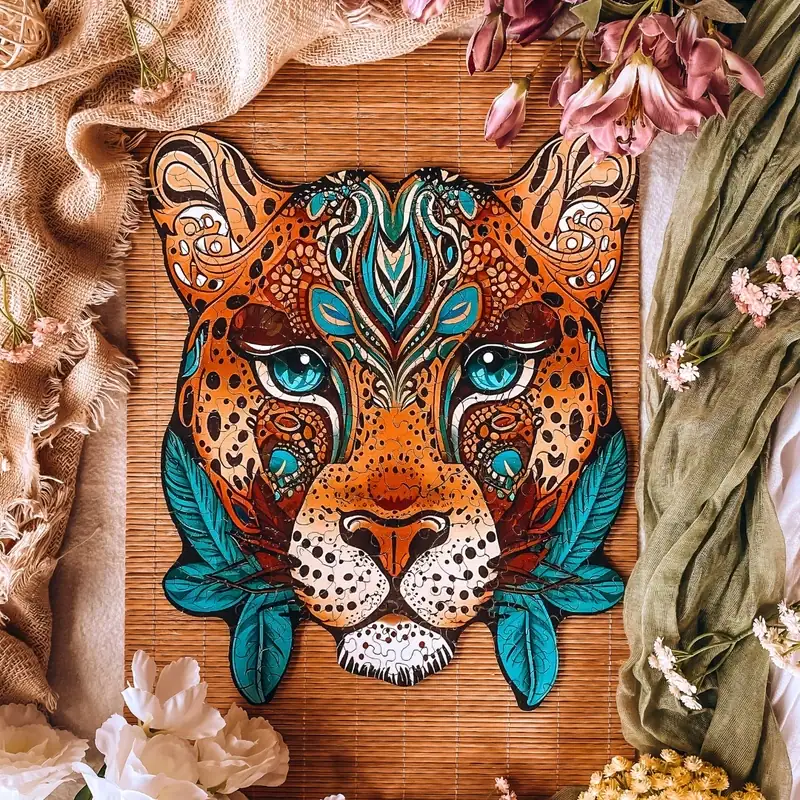 Puzzle de lemn - Panteră 6 Puzzle de lemn - Panteră 6