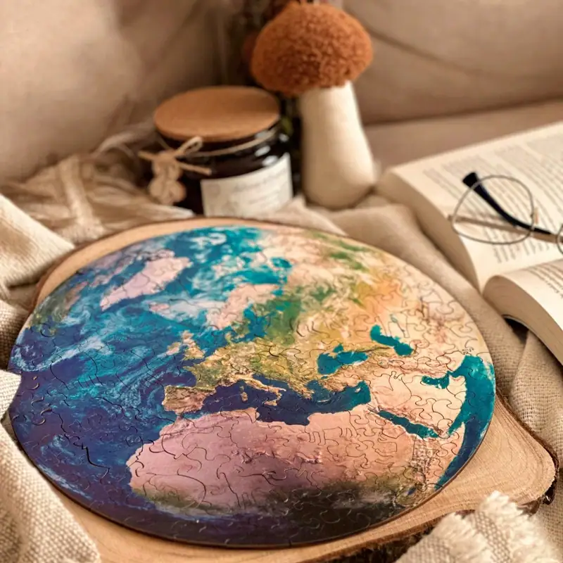 Puzzle de lemn - Planeta Pământ 7 Puzzle de lemn - Planeta Pământ 7