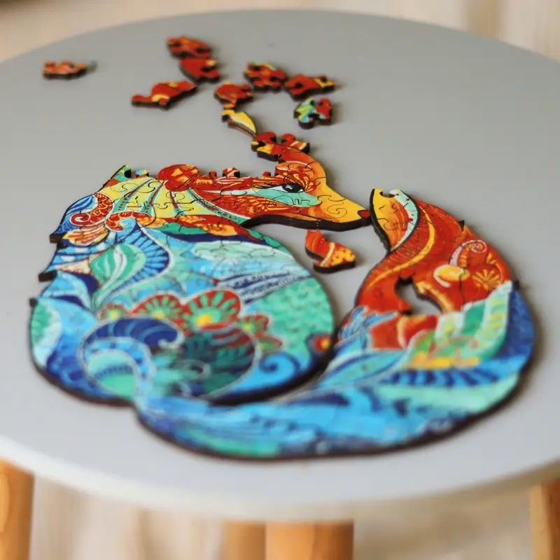 Puzzle de lemn - Vulpe 7 Puzzle de lemn - Vulpe 7
