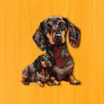 Teckel - Puzzle din lemn 2