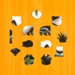 Urs panda flămând - Puzzle din lemn 3