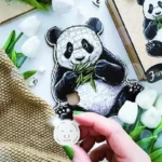 Urs panda flămând - Puzzle din lemn 6