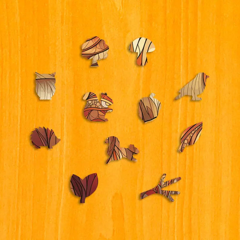 Veveriță decorativă - Puzzle din lemn 3 Veveriță decorativă - Puzzle din lemn 3